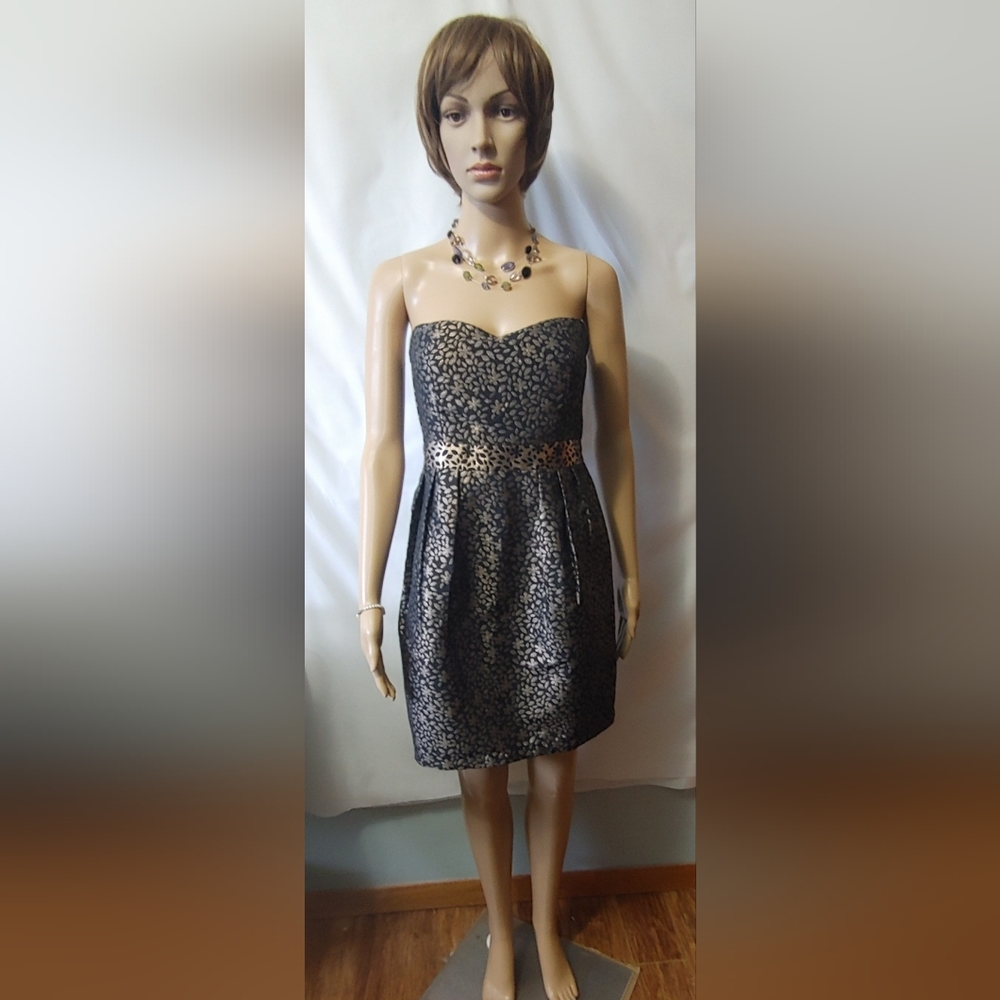 Minuet Sweetheart Strapless Cocktail Party Dress Large